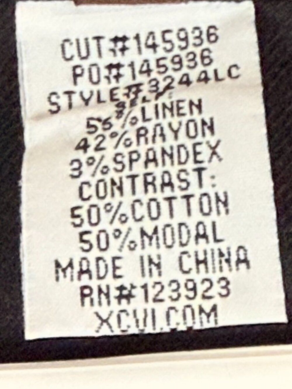 XCVI Linen Blend Boho Artsy Lagenlook 3/4 Sleeves Multimedia Cocoon Midi Dress S - Picture 3 of 6